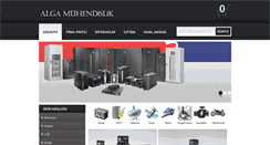 Desktop Screenshot of algamuhendislik.com